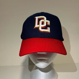 Washington Nationals MLB Baseball DC Logo New Era 39THIRTY Fitted Ball Cap Hat